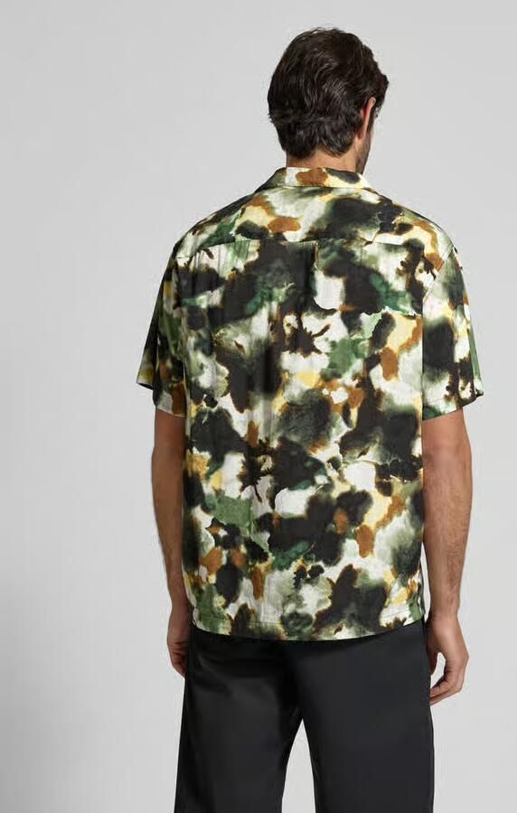 Selected Homme relaxed fit vrijetijdsoverhemd van mix van biologisch katoen en modal model 'RELAXAIR'
