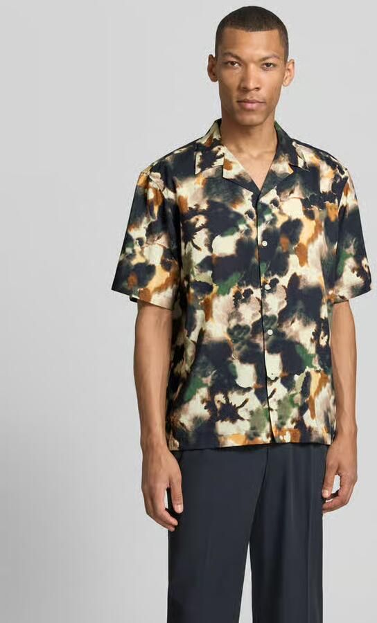 Selected Homme relaxed fit vrijetijdsoverhemd van mix van biologisch katoen en modal model 'RELAXAIR' - Foto 6