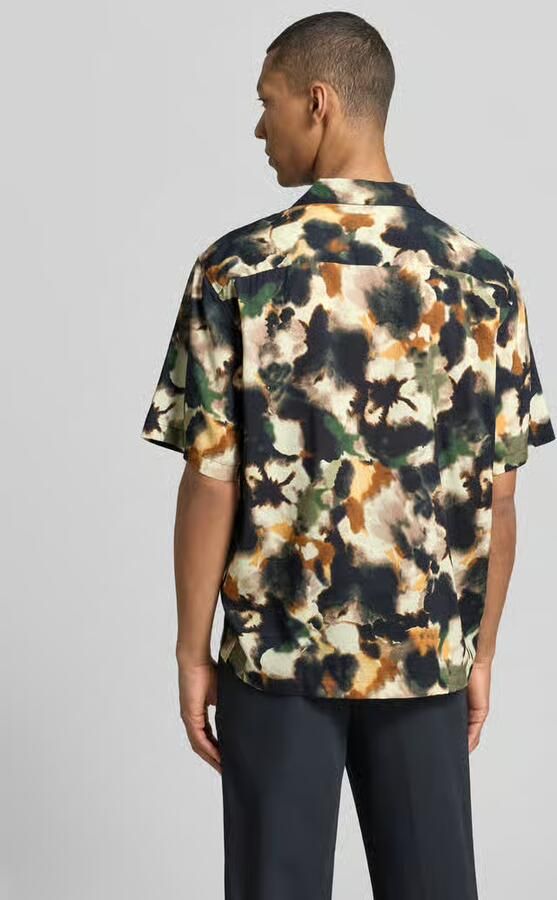 Selected Homme relaxed fit vrijetijdsoverhemd van mix van biologisch katoen en modal model 'RELAXAIR' - Foto 5