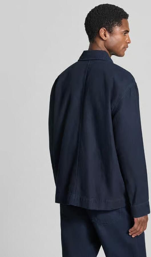 Selected relaxed fit vrijetijdsoverhemd van mix van katoen en hennep model 'PAZ' - Foto 3