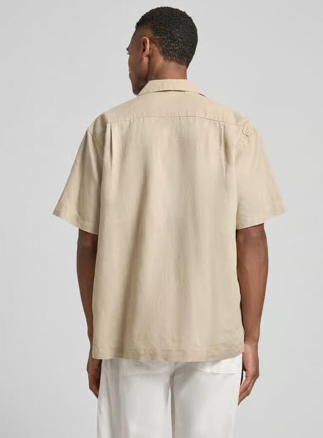 Selected Homme relaxed fit vrijetijdsoverhemd van mix van katoen en linnen model 'RLXCLAY' - Foto 5