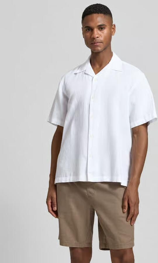 Selected Homme relaxed fit vrijetijdsoverhemd van mix van katoen en linnen model 'RLXCLAY' - Foto 7