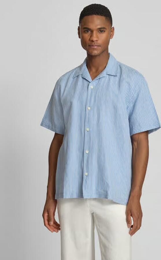 Selected relaxed fit vrijetijdsoverhemd van mix van katoen en linnen model 'RLXCLAY' - Foto 7