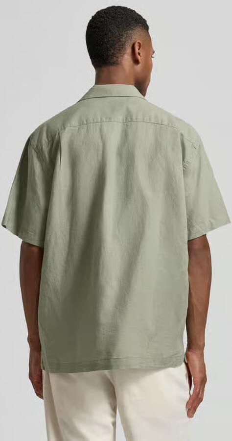 Selected Homme relaxed fit vrijetijdsoverhemd van mix van katoen en linnen model 'RLXCLAY' - Foto 4