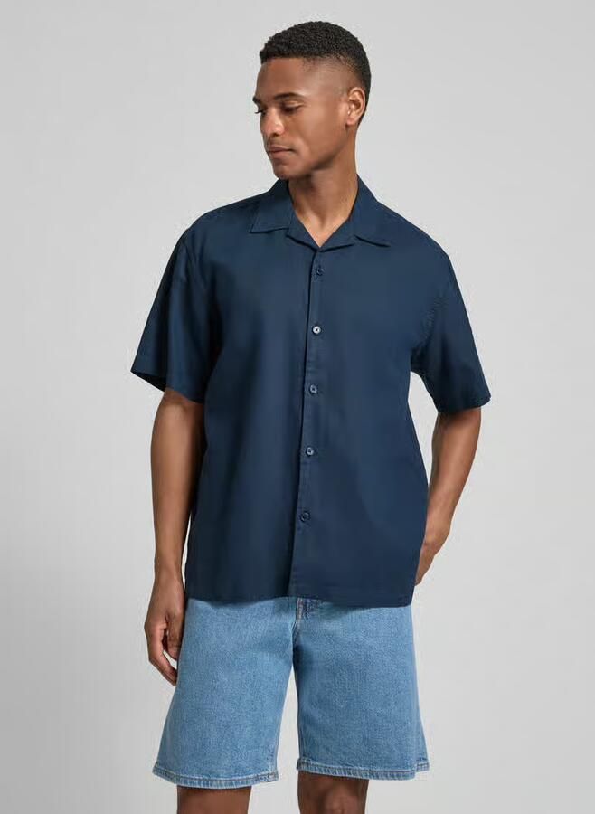 Selected Homme relaxed fit vrijetijdsoverhemd van mix van katoen en linnen model 'RLXCLAY' - Foto 5