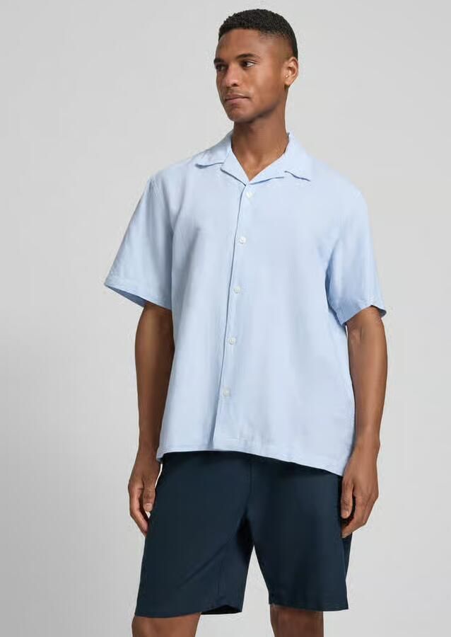 Selected Homme relaxed fit vrijetijdsoverhemd van mix van katoen en linnen model 'RLXCLAY' - Foto 2