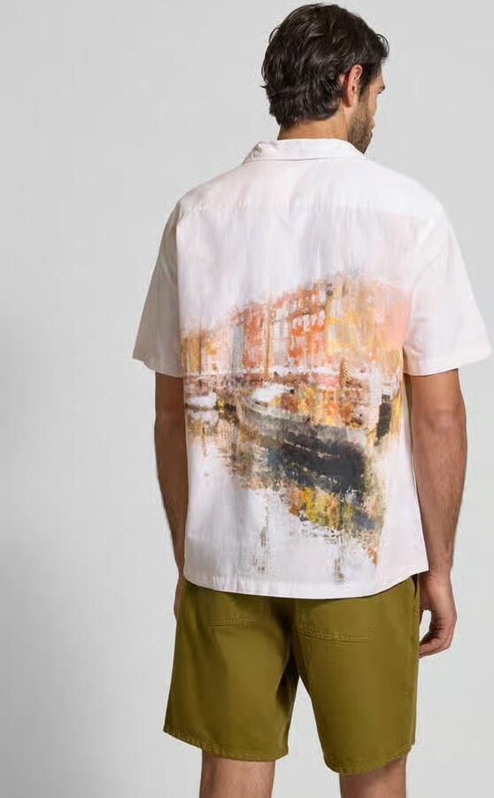 Selected Homme Relaxed fit vrijetijdsoverhemd van puur katoen