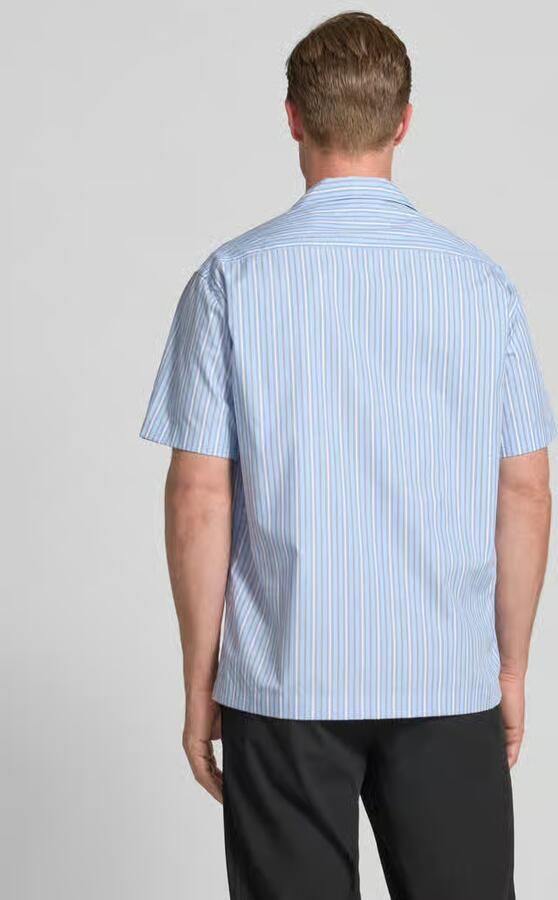 Selected Overhemd Lange Mouw Rlxholger Stripe S S Shirt Light Blue Stripes