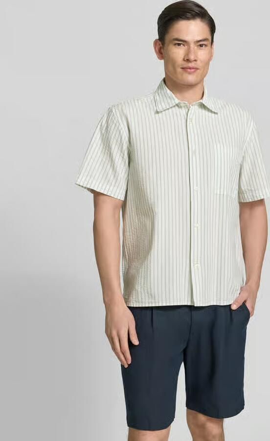 Selected Homme relaxed fit vrijetijdsoverhemd van puur katoen model 'STUART' - Foto 4
