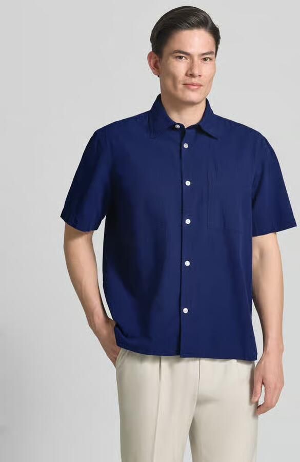 Selected relaxed fit vrijetijdsoverhemd van puur katoen model 'STUART' - Foto 2