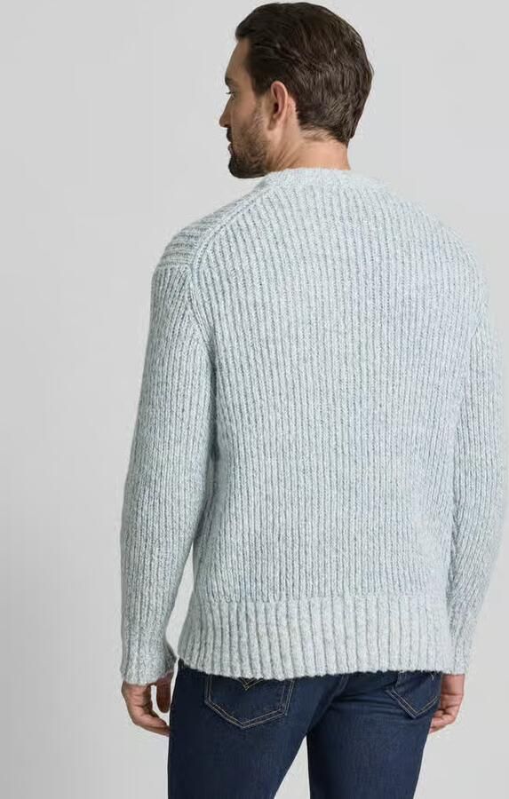 Selected Homme Relaxed fit wollen pullover met extra brede schouders model 'CHICAGO'