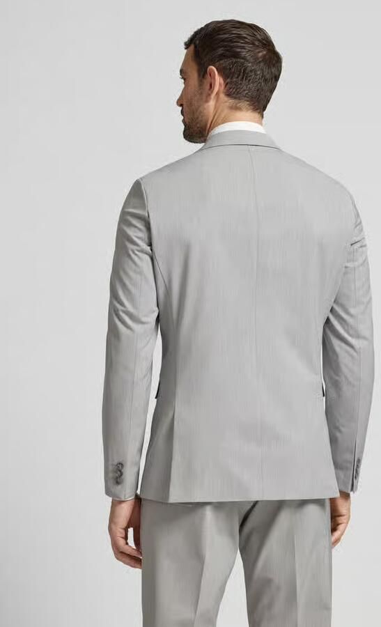 Selected Homme Slim fit 2-knoops colbert met klepzakken - Foto 5