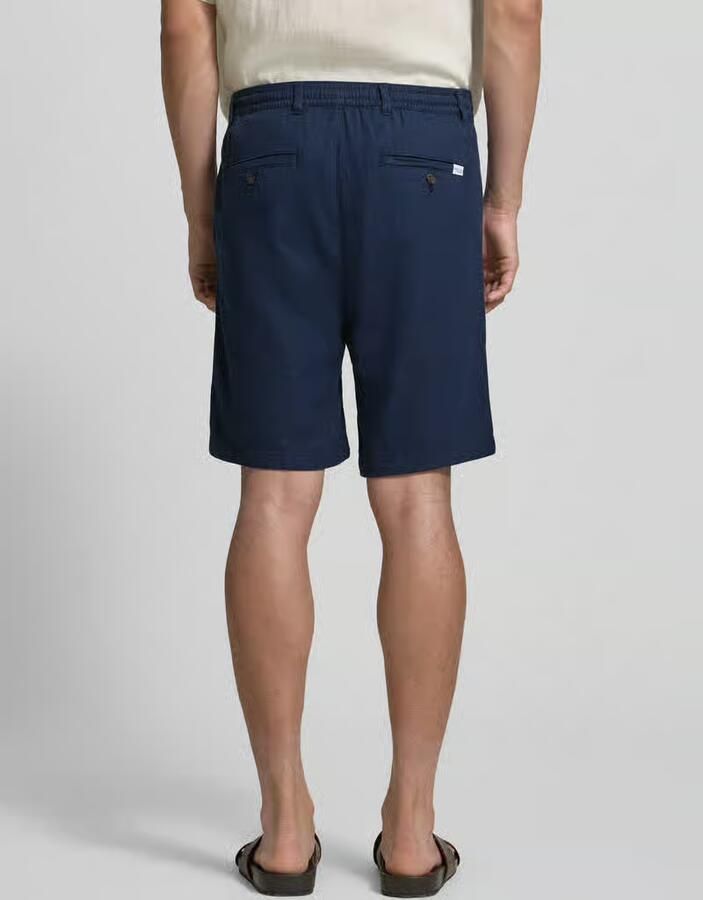 SELECTED MEN Heren Broeken Slhregular-brody Linen Bld Shorts Noos Donkerblauw - Foto 12
