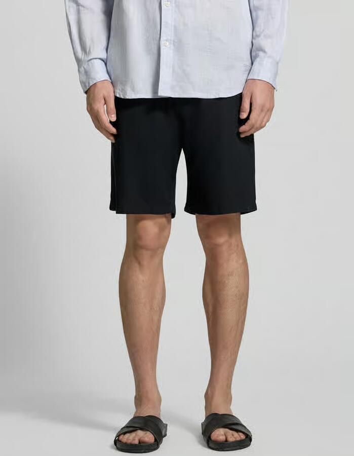 Selected regular fit chino-shorts van mix van katoen en linnen model 'BRODY' - Foto 4