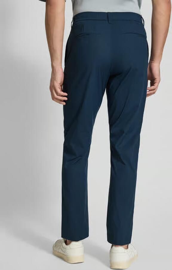 Selected Homme Regular tapered fit chino met tunnelkoord model 'LERO' - Foto 2