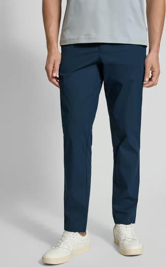 Selected Homme Regular tapered fit chino met tunnelkoord model 'LERO' - Foto 3