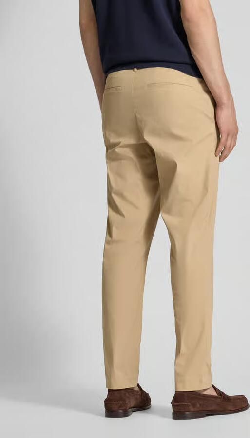Selected Homme Regular tapered fit chino met tunnelkoord model 'LERO' - Foto 6