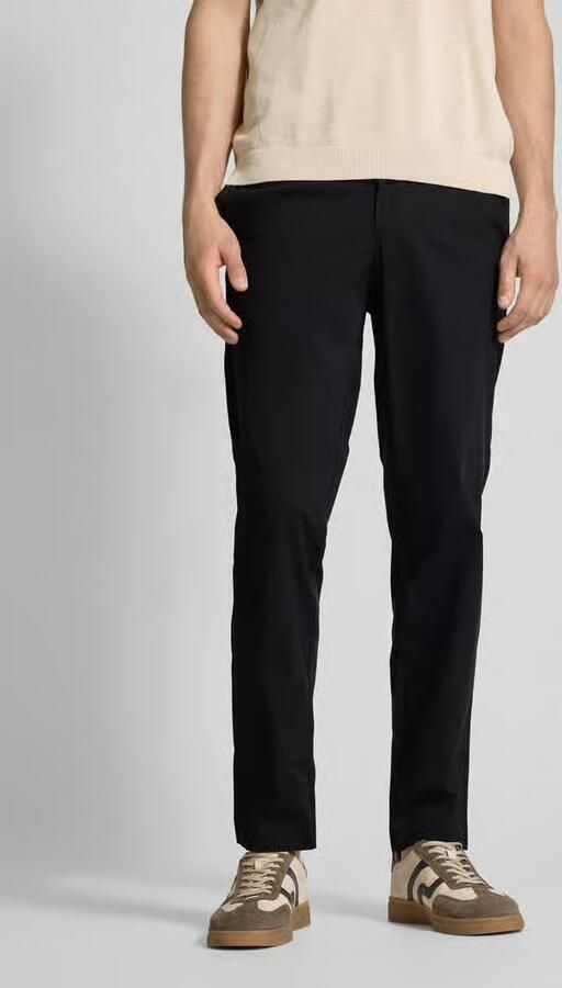 Selected Regular tapered fit chino met tunnelkoord model 'LERO' - Foto 5