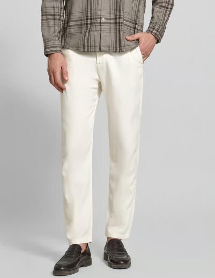 Selected Homme Slim tapered fit broek met tunnelkoord model 'Brody' - Foto 4
