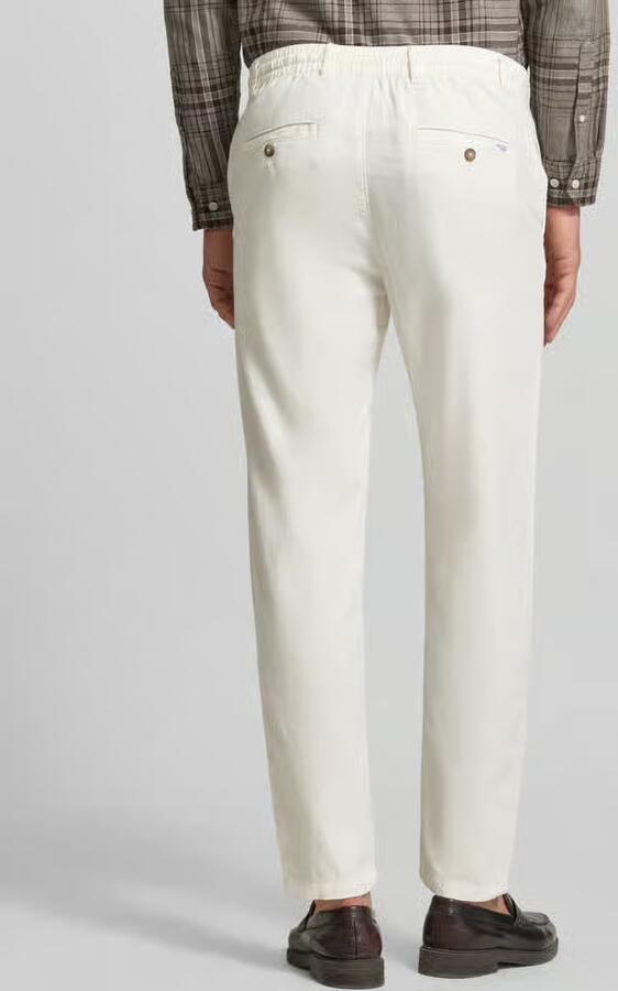 Selected Homme Slim tapered fit broek met tunnelkoord model 'Brody' - Foto 5