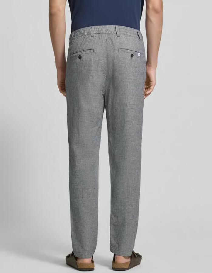 Selected slim fit broek van mix van katoen en linnen model 'BRODY' - Foto 4