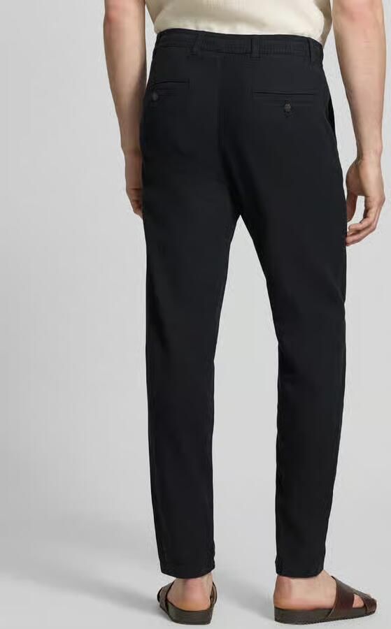 Selected Homme slim fit broek van mix van katoen en linnen model 'BRODY' - Foto 8
