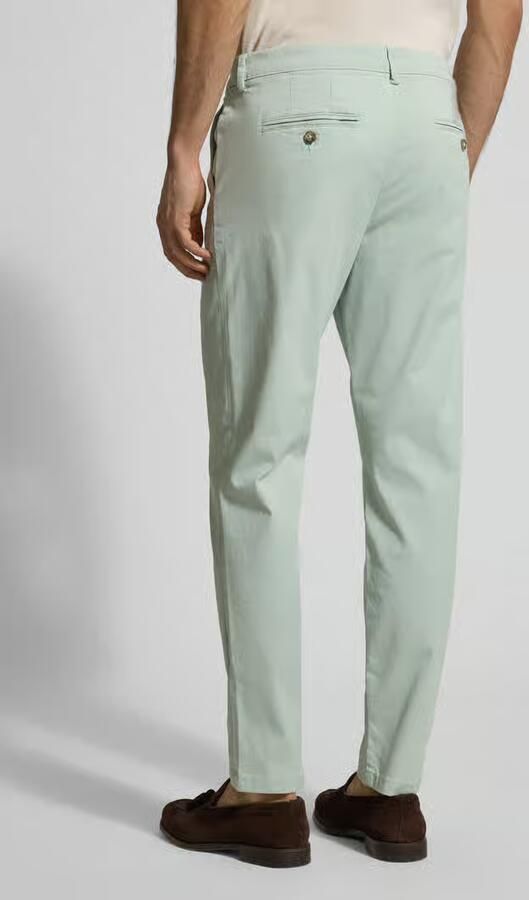 Selected slim fit chino van katoenmix - Foto 3