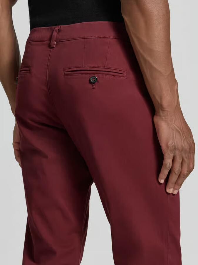 Selected slim fit chino van katoenmix model 'GABARDINE' - Foto 2