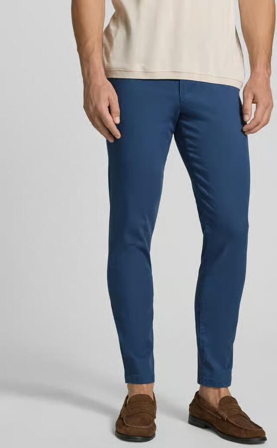 Selected slim fit chino van katoenmix model 'GABARDINE' - Foto 3