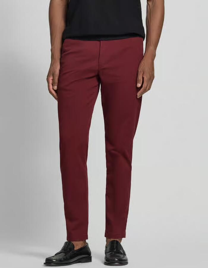 Selected slim fit chino van katoenmix model 'GABARDINE' - Foto 2