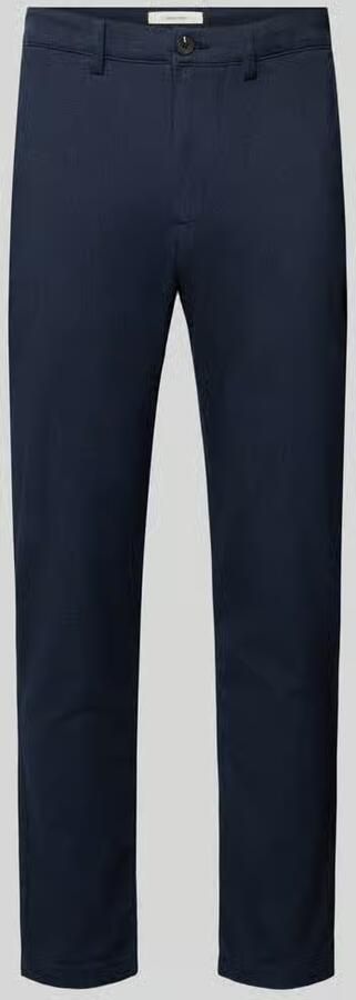 Selected Homme Slim fit stoffen broek in fijn gestructureerd design model 'MILES'