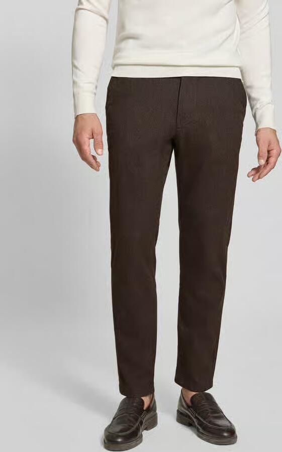 Selected Homme Slim fit chino van katoenmix model '175 BRUSHED' - Foto 2