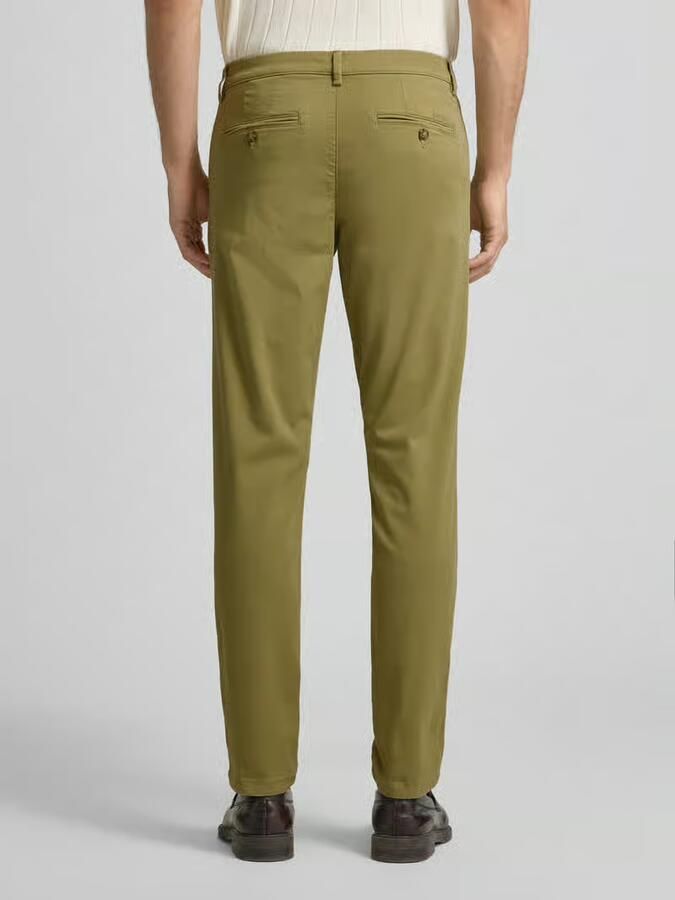 Selected Homme Slim fit chino van katoenmix model 'NEW MILES'