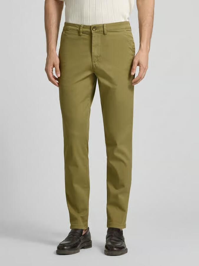 Selected Homme Slim fit chino van katoenmix model 'NEW MILES' - Foto 2