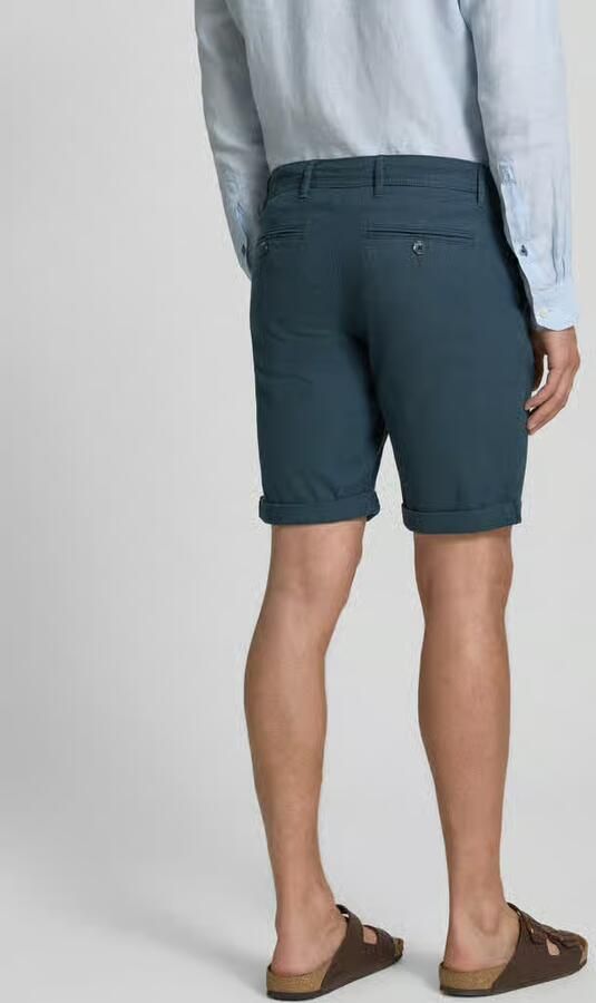 Selected Homme Slim fit korte broek met structuurmotief model 'LUTON' - Foto 7