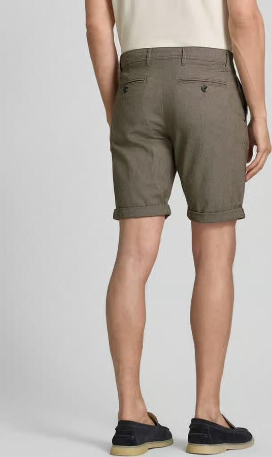 Selected slim fit chinobermuda van katoenmix model 'LUTON' - Foto 6
