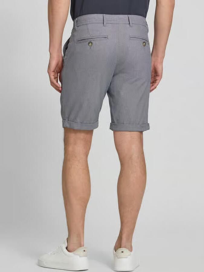 Selected Homme Slim fit korte broek met structuurmotief model 'LUTON' - Foto 4