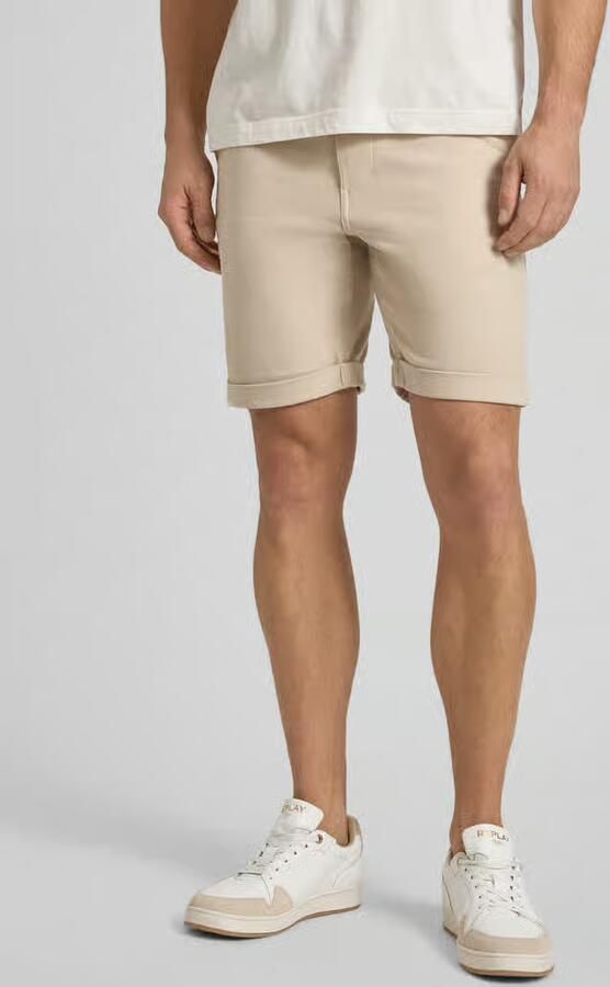 Selected Homme Slim fit korte broek met structuurmotief model 'LUTON' - Foto 7