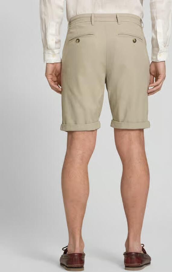 Selected slim fit chinobermuda van katoenmix model 'LUTON' - Foto 3