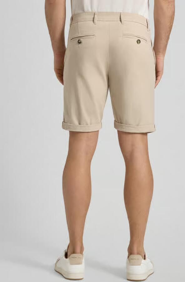 Selected Homme Slim fit korte broek met structuurmotief model 'LUTON' - Foto 6