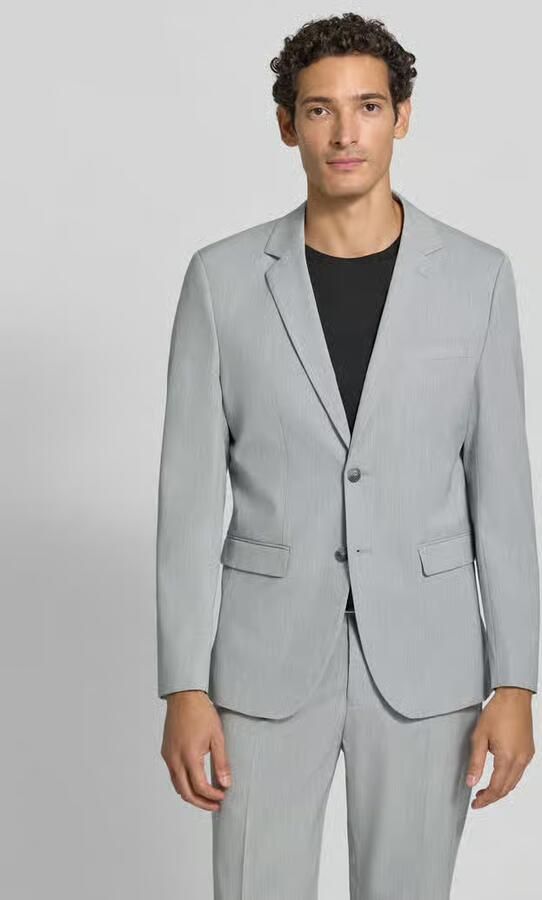 Selected Homme Slim fit 2-knoops colbert met klepzakken - Foto 10