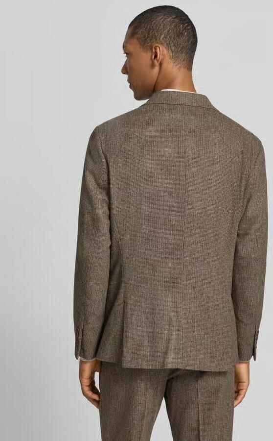 Selected Slim fit colbert met klepzakken van wol - Foto 2