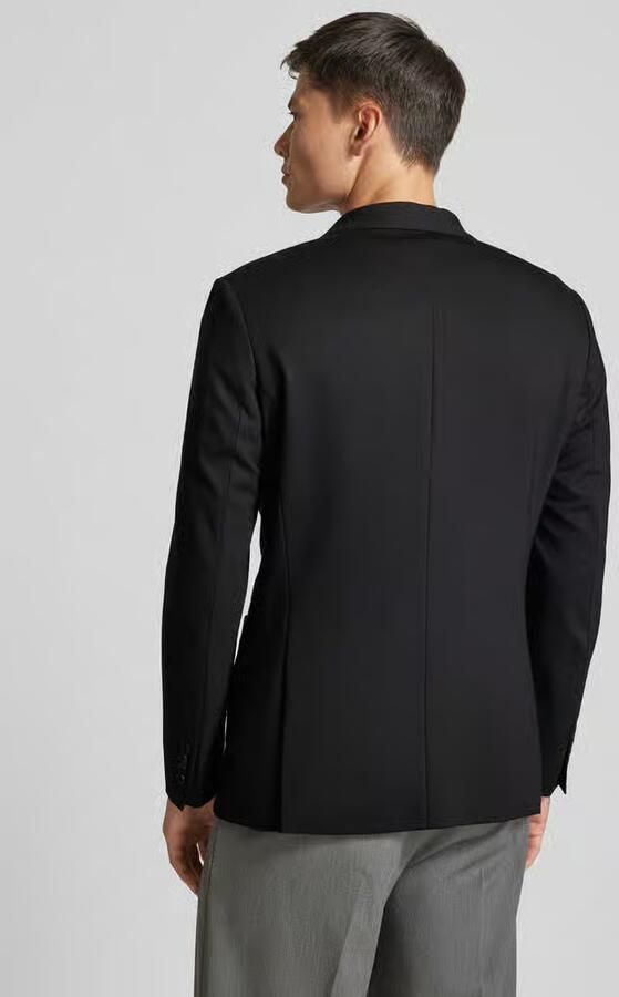 Selected Homme Slim fit 2-knoops colbert met reverskraag model 'DELON'