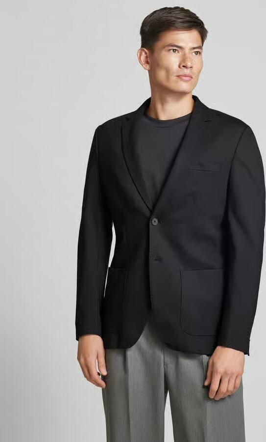Selected Homme Slim fit 2-knoops colbert met reverskraag model 'DELON' - Foto 2