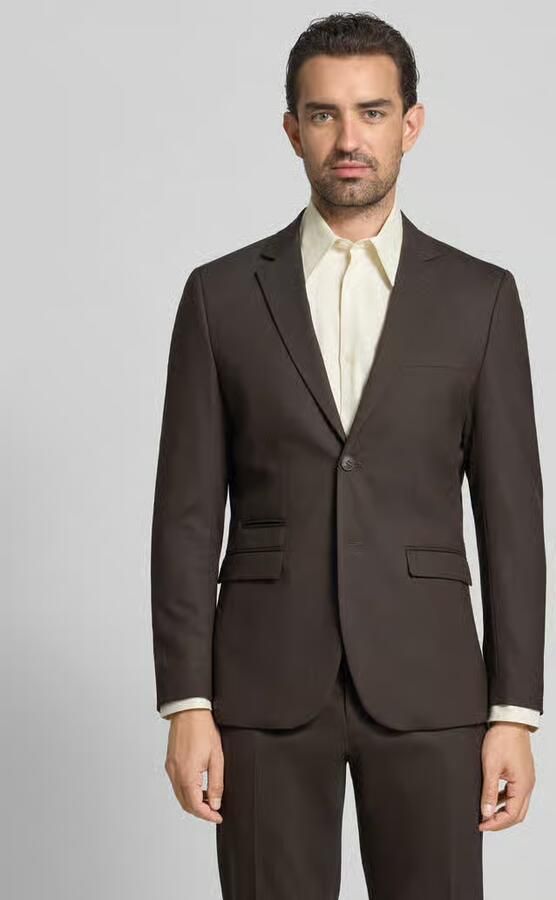 Selected Homme Slim fit colbert met wol model 'NEIL' - Foto 4