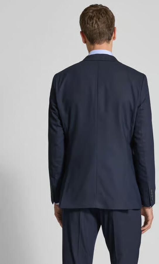 Selected Homme Blauw single-breasted jas voor mannen Blue Heren