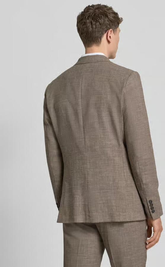SELECTED MEN Heren Colberts Slhslim-oasis Linen Blz Noos Taupe - Foto 8