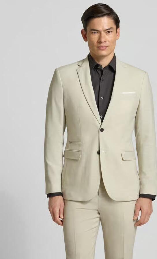 Selected slim fit colbert met wol model 'OASIS' - Foto 3