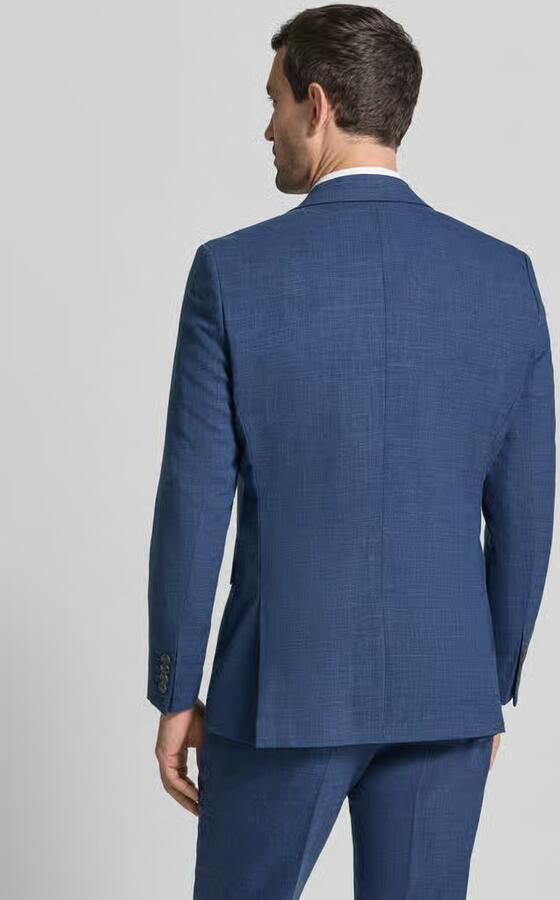 Selected Homme Slim fit 2-knoops colbert met klepzakken model 'OASIS' - Foto 4