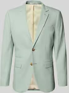 Selected Slim fit colbert met wol Model 'SLIM-NEIL'
